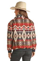 Women's Rock & Roll Cotton Aztec Bomber Jacket