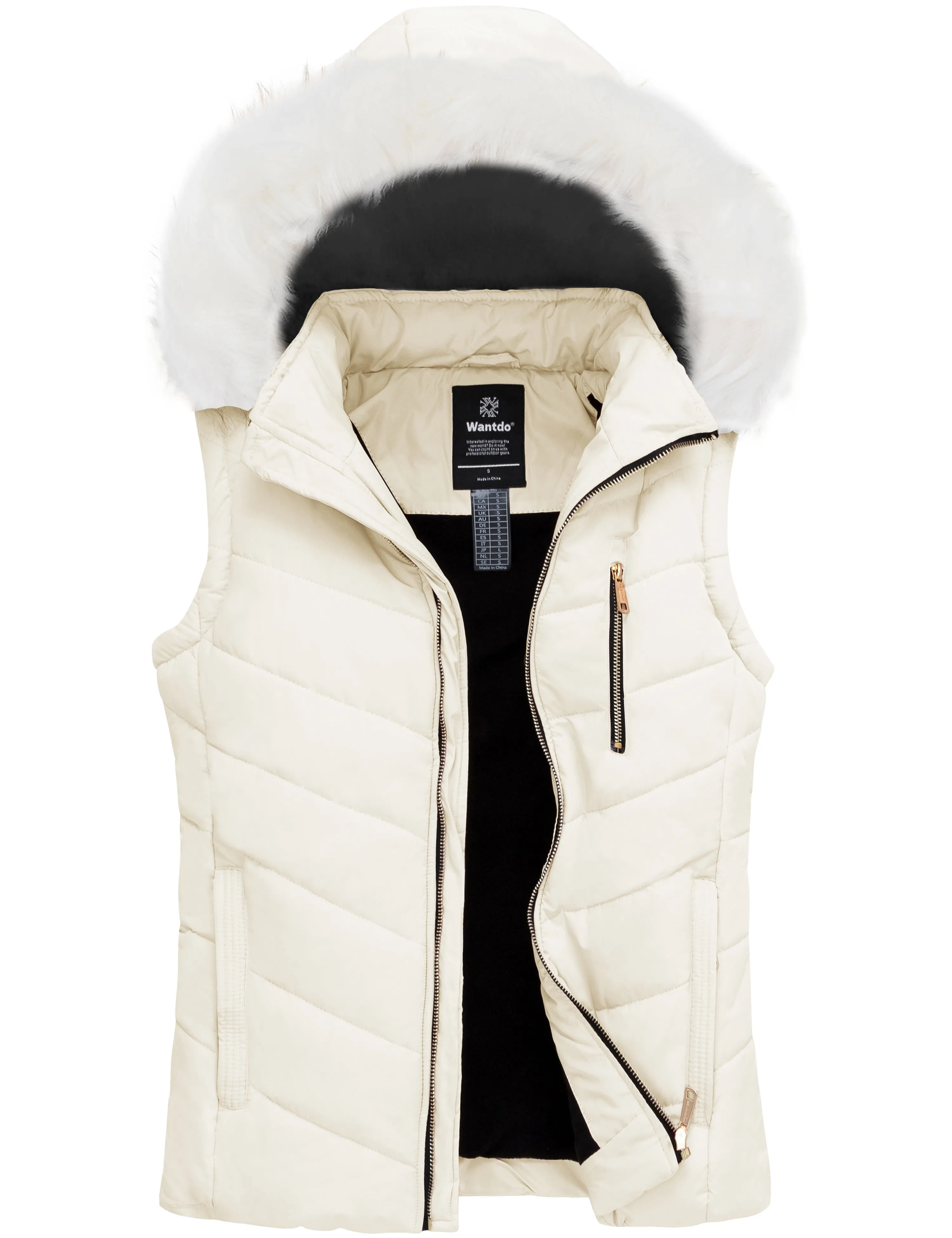 Women's Thicken Vest Quilted Padding Puffer Vest（复制）