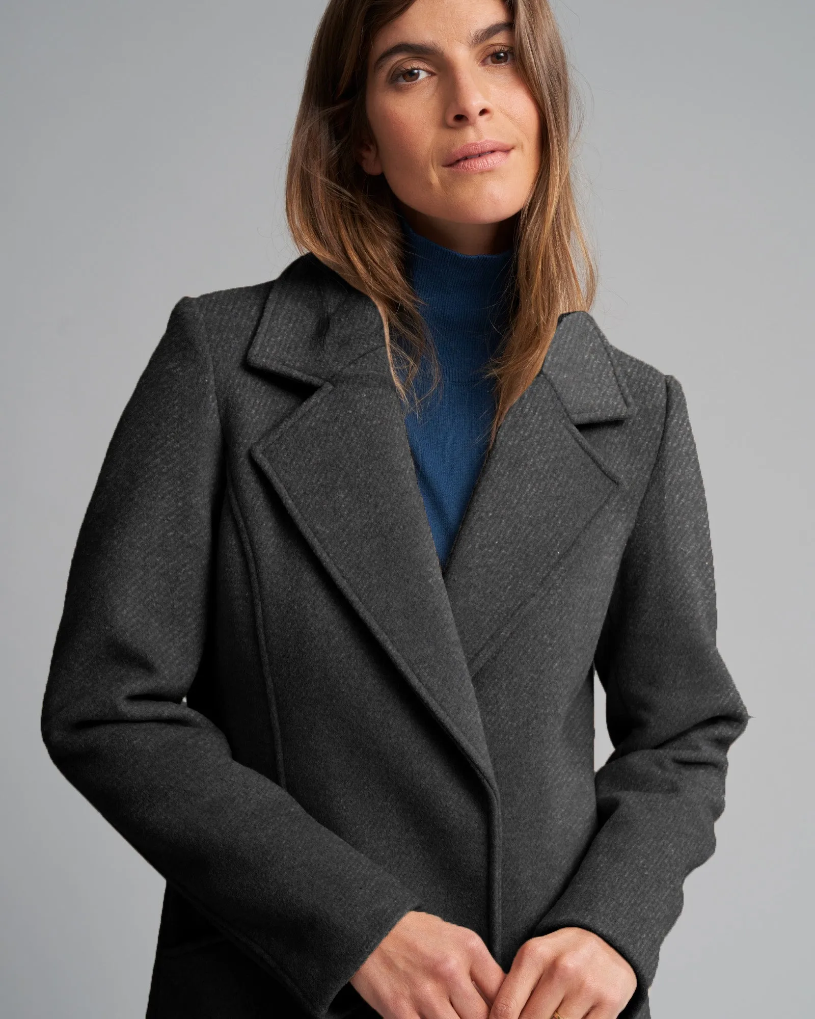 WOOL BLEND RIVERSIDE COAT