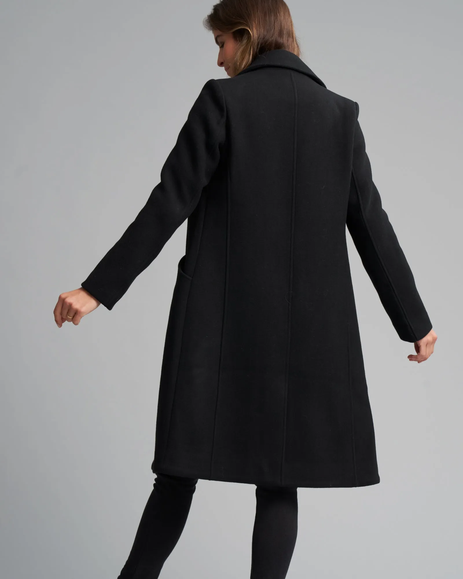 WOOL BLEND RIVERSIDE COAT