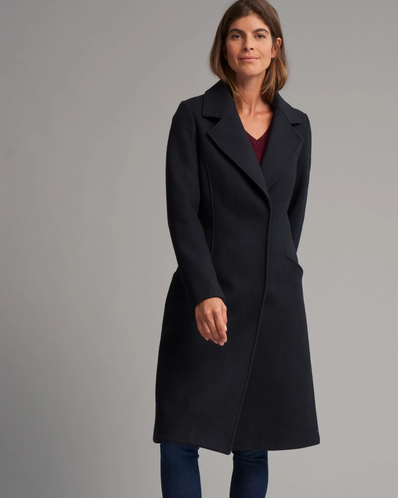 WOOL BLEND RIVERSIDE COAT