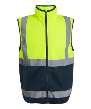 Yellow/Navy - Pro hi-vis full-zip gilet